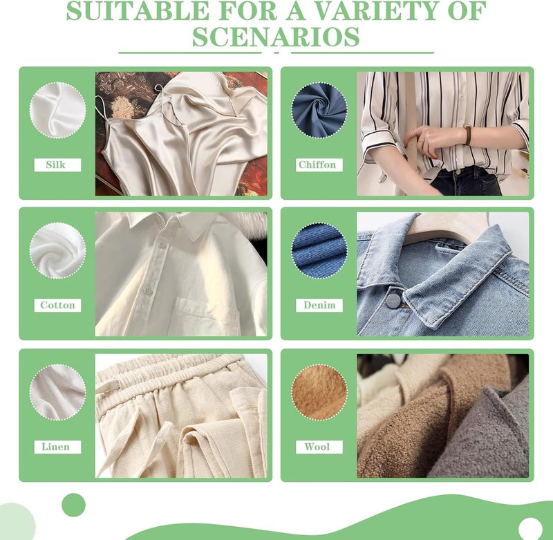 JUPEAN Medium Weight Interfacing Fabric for Sewing: White 11.6" x 30yd Iron On Non-Woven Fusible Interfacing Single-Sided Fusible Interfacing for Sewing DIY Craft Quilting - Image 4